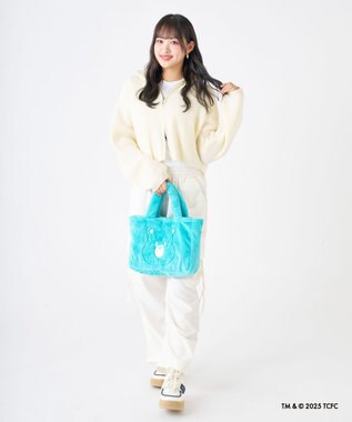 MOONBAT Care Bears(ケアベア) フェイクファーバッグ A4サイズ 手洗い可能