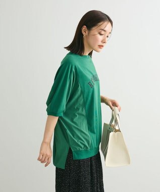 Green Parks ナイロンドッキングロゴチュニック Green