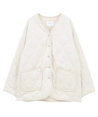 AMERICAN HOLIC キルティングブルゾン Ivory