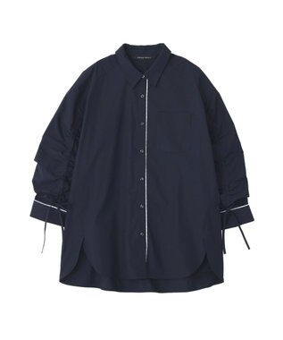 YECCA VECCA イージーケアドロストシャツ Stripe