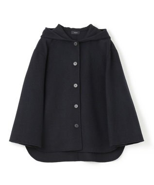 JOSEPH ウーループ　フーディーコート Black