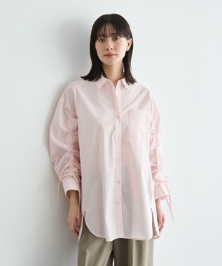 YECCA VECCA イージーケアドロストシャツ Stripe