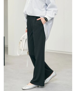 AMERICAN HOLIC 美・美・美ポンチジョーゼットフレアパンツ Black