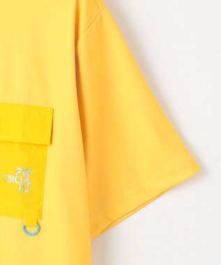 PW CIRCULUS 【UV遮蔽率99.5%  UVカット/速乾/ストレッチ】【GOLF OUT掲載】【MEN】ポケットモックT  ゴルフ イエロー系