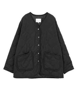 AMERICAN HOLIC キルティングブルゾン Black