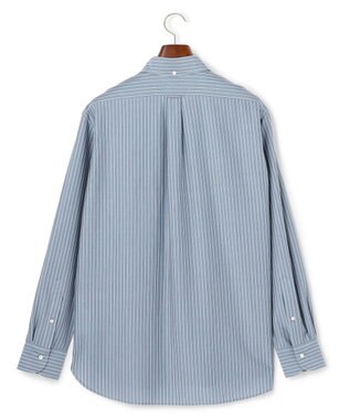 J.PRESS MEN 【KANEMASA JERSEY】ストライプボタンダウン シャツ ダルブルー系1