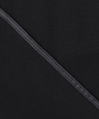 23区 S 【洗える】ハイネック フォルム ロングTシャツ ブラック系