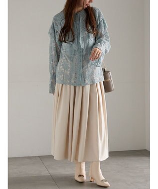 Te chichi レースフリルレイヤードブラウス《2025winter catalog item》 ミント