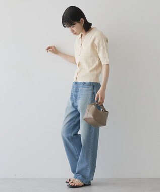 AMERICAN HOLIC ルーズストレートデニム One Wash