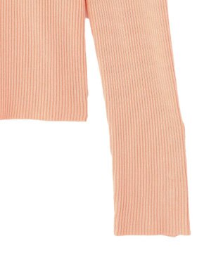 Green Parks 袖口金釦リブニットプルオーバー Pink