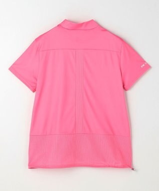 PW CIRCULUS 【WOMEN】SEA TURTLE メッシュコンビモックネックT ゴルフウェア レディース ピンク系