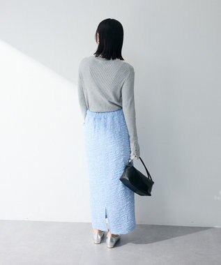 Green Parks 袖口金釦リブニットプルオーバー Light Gray