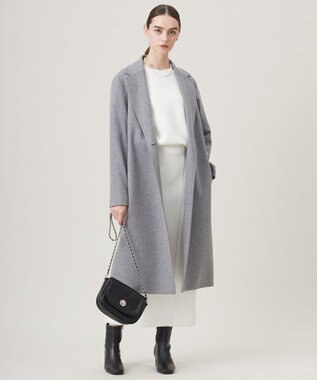 ICB L 【洗える・WEB限定カラーあり】コンパクトダブルフェイス トップス アイボリー系