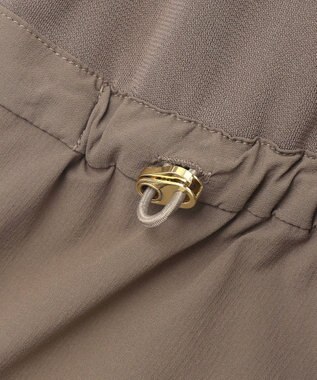 組曲 【WEB限定】ラッシュガード ペプラムパーカー モカグレー系