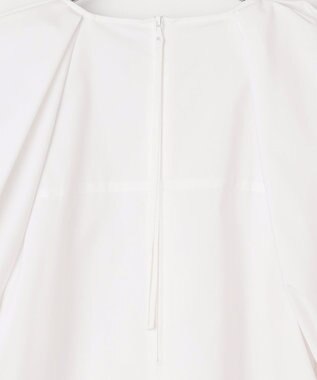 #Newans サークルスリーブAラインブラウス ホワイト