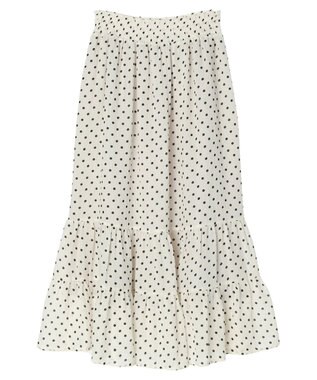 earth music&ecology ちょっとレトロなティアードスカート Dot
