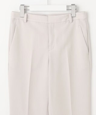 23区 【セットアップ対応】トリアセダブルジョーゼット パンツ ベージュ系