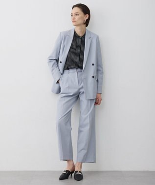 ICB 【先行予約】LooseWeave ダブルブレストジャケット ライトデニム