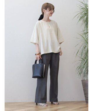 AMERICAN HOLIC 接触冷感　衿リブブラウソー Ivory