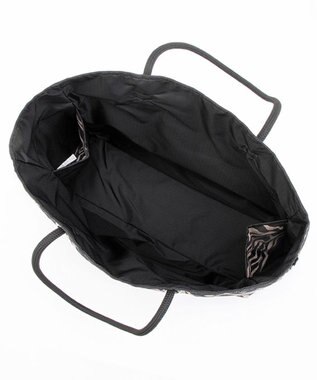 LeSportsac LARGE 2 WAY TOTE/ラフィアゼブラ/ブラック ラフィアゼブラ/ブラック