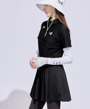 PW CIRCULUS 【WOMEN】ポロシャツワンピース ゴルフウェア レディース ブラック系