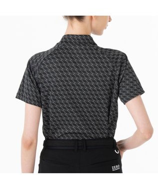 ZERO HALLIBURTON 【雑誌掲載】 ZH モノグラム Tシャツ 82837 W4S5 レディースゴルフ ブラック