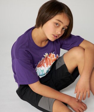 OP／FILA 【SEVEN2】異素材切替ナイロンパンツ ブラック