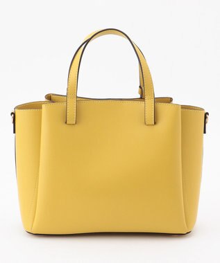 LA BAGAGERIE 【MONICA】ボウタイリボンハンドバッグ イエロー【WEB限定カラー】