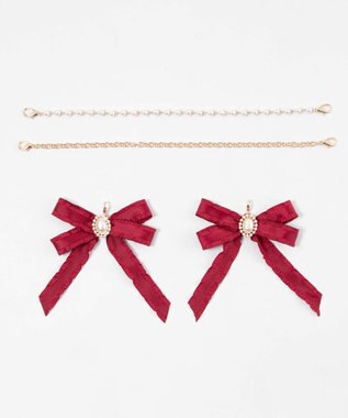 WEGO 【痛バ＆推し活グッズ】きらめきDIYパールリボンセットL ワイン