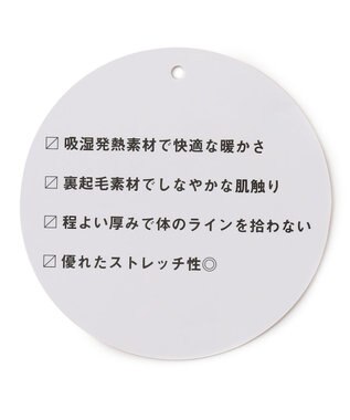 ANY L 【WEB限定/洗濯機可能/ウエストゴム/ストレッチ/吸湿発熱】エニィーヒートスカート ベージュ