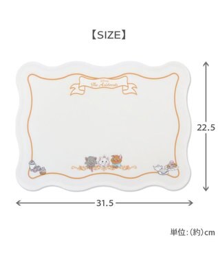 PET PARADISE ディズニー ３兄弟 猫 シリコンマット ホワイト