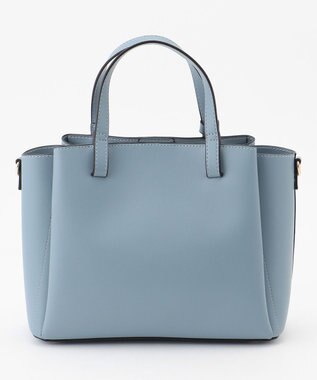 LA BAGAGERIE 【MONICA】ボウタイリボンハンドバッグ ブルー