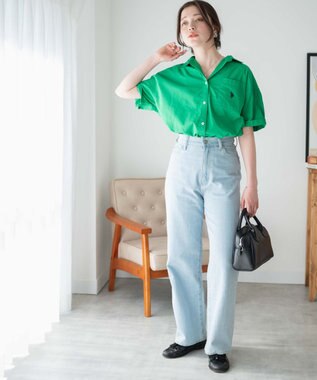 WEGO USPOLOハーフスリーブシャツ グリーン