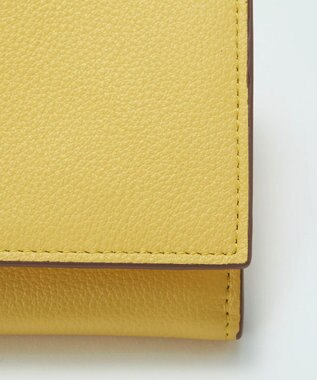 TOPKAPI 【TREASURE TOPKAPI】ソフトレザー ベルトデザイン 長財布　 イエロー