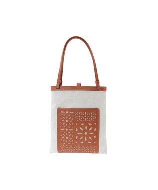 genten タペストリーカットワーク トートバッグ チャ