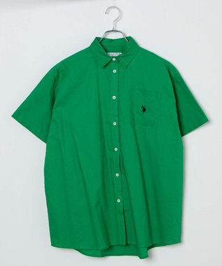 WEGO USPOLOハーフスリーブシャツ グリーン