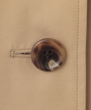 23区 L コットンポリエステルギャバジン ロング トレンチコート キャメル系