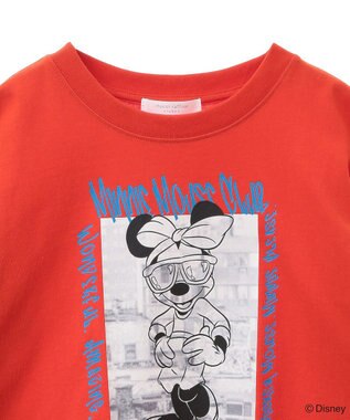 Green Parks ミッキー＆フレンズ／袖フリルショート丈ＴＥＥⅡ Red