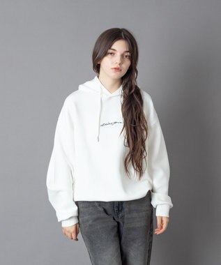 WEGO 【ユニセックス着用ITEM】ワンポイントプルパーカー ホワイト