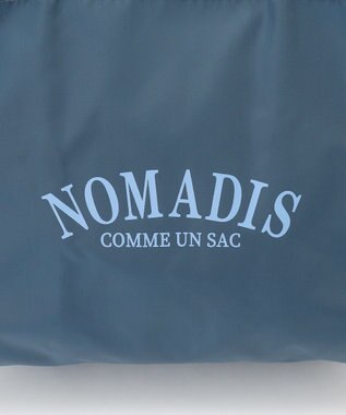 23区 【23区別注/WEB&一部店舗限定】NOMADIS SAC ストライプ ロゴ トートバッグ ブルーグレー系