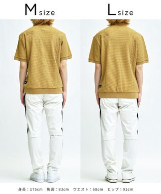 PW CIRCULUS 【MEN】ワッフルポロ 2026年モデル ゴルフ ベージュ系
