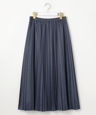 ANY SIS 【洗える・2SET】ボリューム ニット × スエードライク スカート セット ライトブルー×ブルー