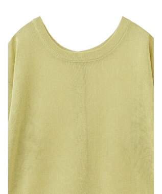 Green Parks ２ｗａｙ　７分袖ブライトシアーニットプルオーバー Green