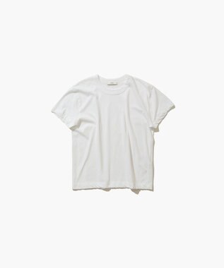 ATON FRESCA SINGLE JERSEY | コンパクトＴシャツ WHITE