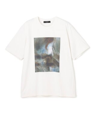 JOSEPH HOMME 【新柄】インプレッションアートＴ　クルーネックTシャツ ダークブラウン系3