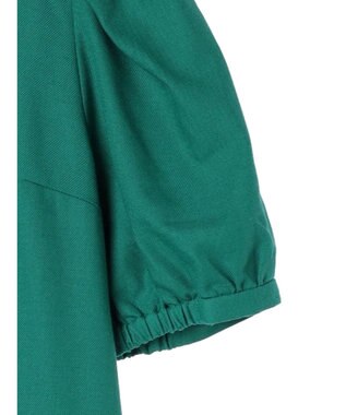 earth music&ecology リサイクルポリエステルブレンドＡラインワンピース Green