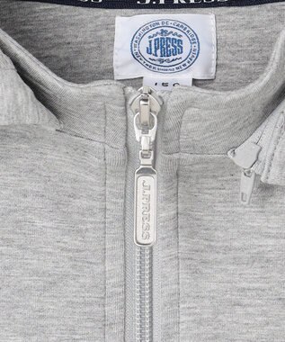 J.PRESS KIDS 【140-170cm】ダンボールニット ロゴ パーカー トップグレー