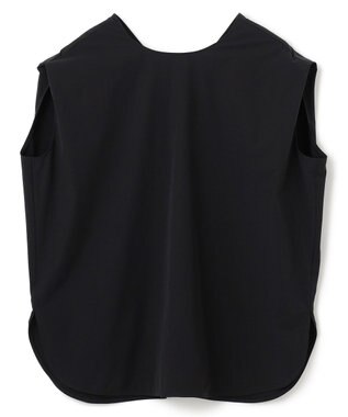 UNFILO FINE MOVE コクーンブラウス ブラック