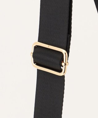 LA BAGAGERIE 【MONICA】ナイロンコンビショルダーバッグ ブラック