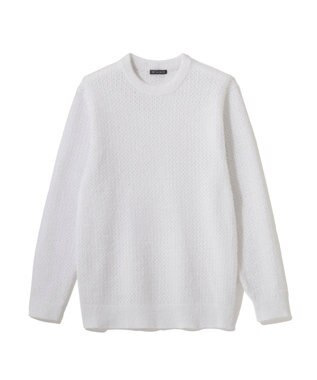 ZERO HALLIBURTON クルーネックニット ZHG-M5A5 85119 ホワイト